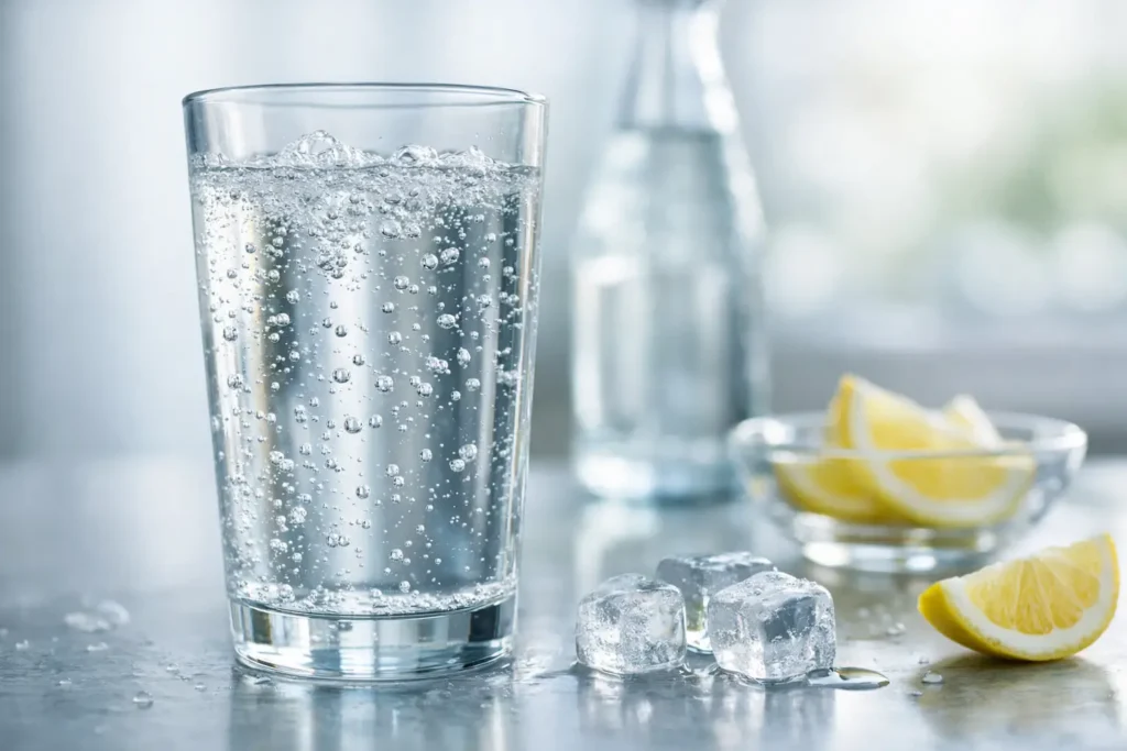 Agua con gas y el idioma de las burbujas