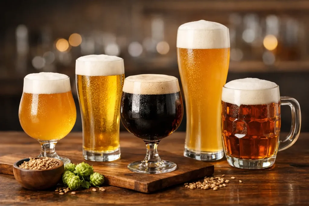 Cómo elegir copa de cerveza según el estilo