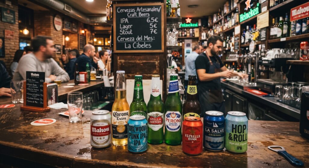 Botellas y latas de cerveza, con o sin alcohol. Hay que leer la etiqueta.