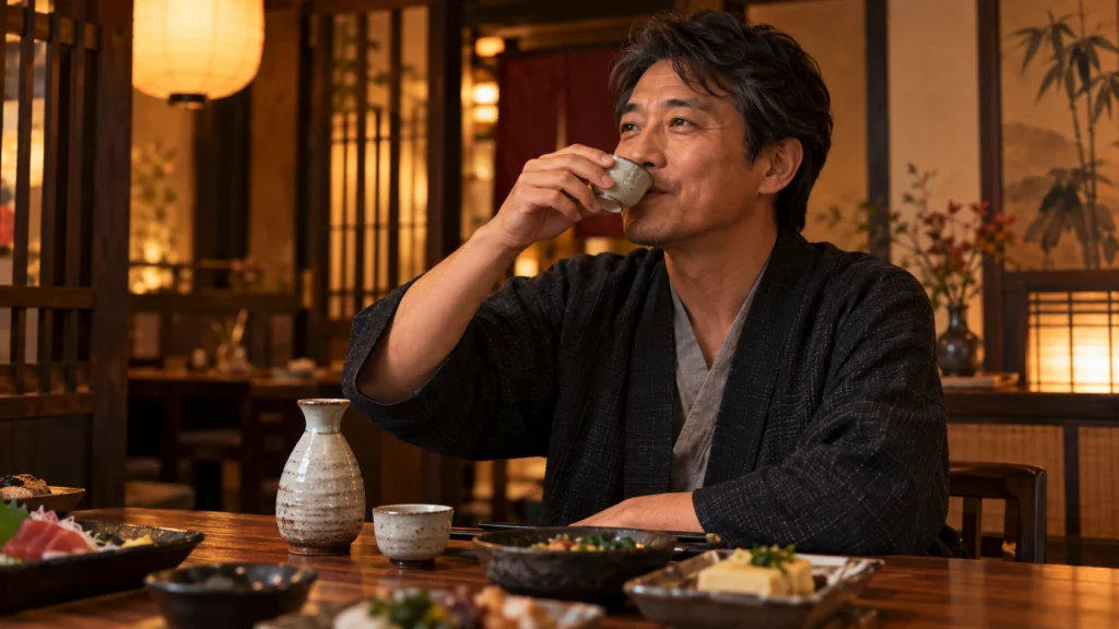 En la ruta de las bebidas, nunca debe faltar el Sake, una especie de Dios para los japoneses.